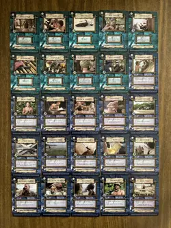 Survivor Trading Card Game - 189 cards, no doubles - 2001 - huge lot - rare! - Image 4