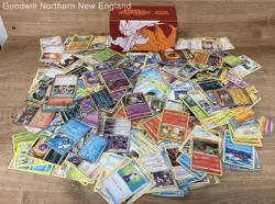 2.5LB Lot of Various Assorted Pokemon Cards TCG CCG in Collectible Box - Image 1