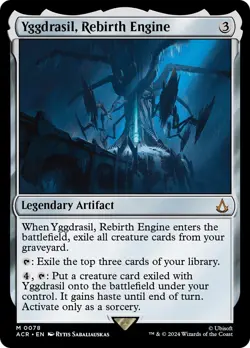 🧙Yggdrasil, Rebirth Engine M FOIL 0078 ACR MTG - Image 1