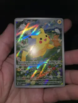 Pikachu 088 Sv: Scarlet & Violet Promo Cards Illustrator Rare Holo - Image 1