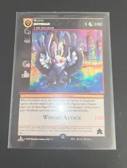 1 Of 100 2020 MetaZoo Games LLC Mothman Sample Card Ungraded Mint - Image 4