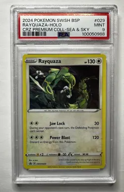 Rayquaza SWSH029 SWSH: Sword & Shield Promo Cards Holo PSA 9 - Image 1
