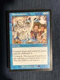 Magic the Gathering -4x Miscalculation - Urza’s Legacy - Image 1