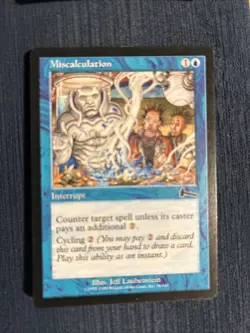 Magic the Gathering -4x Miscalculation - Urza’s Legacy - Image 2