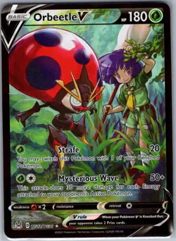 Orbeetle V TG12/TG30 SWSH11: Lost Origin Trainer Gallery - Pokemon Card - NM - Image 1