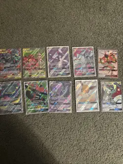 Pokemon TCG Lot of 10 GX Full Art Ultra Rare Cards Near Mint - Image 1