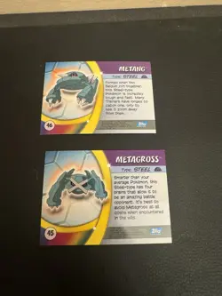 Metang, Metagross #45, #46Pokemon 2004 Topps Advanced ( Lot Of 2 ) - Image 4
