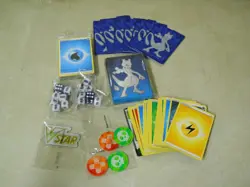 Pokemon GO Elite Trainer Box Accessories Dice Energy Cards Sleeves Markers - Image 1