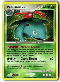 Venusaur ⭐ 20/132 Holo Rare Secret Wonders 2007 Pokemon NM/LP - Image 1