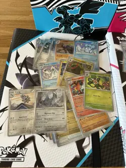 Pokemon Black Bolt White Flare ETB Elite Trainer Box Binder Bulk Holo Reverse - Image 3