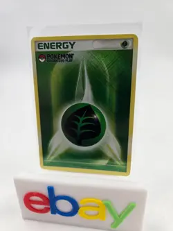 Grass Energy • Crosshatch Holo Pokemon Organized Play Promo • 2009 - Image 1