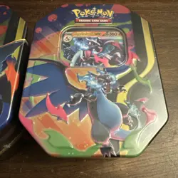 Brand New - Pokemon TCG Mega Charizard EX Tin Set X & Y (2 Tins) Factory Sealed - Image 3