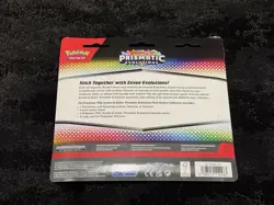Pokemon TCG Prismatic Evolutions Tech Sticker Collection Glaceon 3 Pack Sealed - Image 3