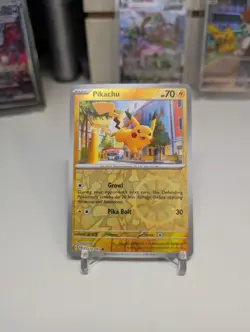 Pokemon Paldean Fates 018/091 Pikachu Cosmos/Reverse Holo Costco EXCLUSIVE - Image 1