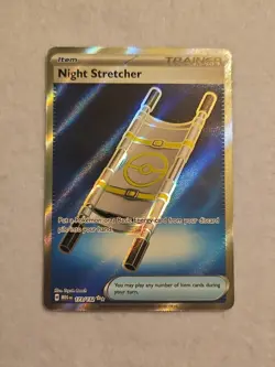 Pokemon TCG Night Stretcher 173/132 Me01: Mega Evolution Ultra Rare Trainer Holo - Image 1