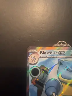 Blastoise ex 184/165 Scarlet & Violet 151 Full Art Holo NM Pokemon - Image 4