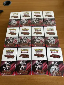 Pokemon Destined Rivals Half Booster Box Unsealed 18 Packs UNTOUCHED - Image 1