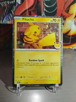 Pikachu Pokemon Day 2026 051/162 30th Anniversary Promo Pokemon NM - Image 1
