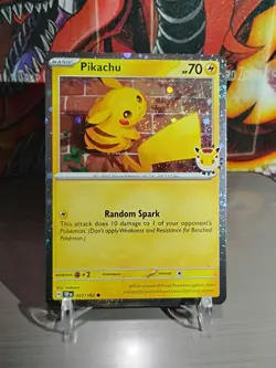 Pikachu Pokemon Day 2026 051/162 30th Anniversary Promo Pokemon NM - Image 2