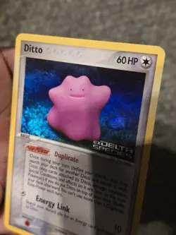 Ditto Reverse Stamped 35/113 EX Delta Species Pokemon Yuka Morii MP - Image 4