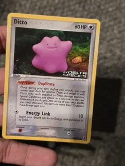 Ditto Reverse Stamped 35/113 EX Delta Species Pokemon Yuka Morii MP - Image 5