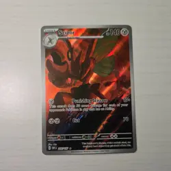 Pokemon TCG Scizor Illustration Rare Holo 205/197 SV03 Obsidian Flames 140 HP - Image 2
