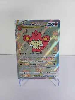 Pokemon TCG Simisear Vstar Crown Zenith: Galarian Gallery Gg37/Gg70 - Image 1