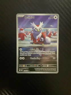 Delibird 152/132 Mega Evolution Illustration Rare Pokemon TCG NM - Image 1