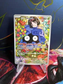 Pokemon TCG Ascended Heroes Erika’s Tangela Illustration Rare IR #218/217 (B) - Image 1