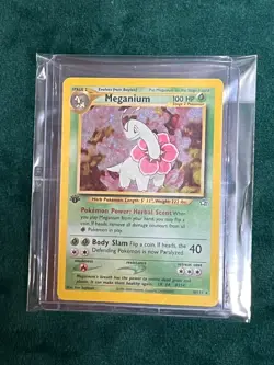 Pokemon Meganium Holo 1st Edition Neo Genesis #10/111 - Image 3