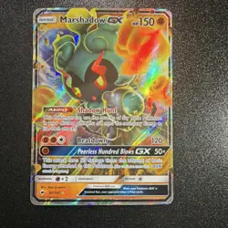 Pokemon TCG Marshadow GX 80/147 SM Burning Shadows Ultra Rare Holo 150HP - Image 1