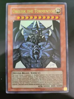 2012 Yu-Gi-Oh! Shonen Jump Obelisk the Tormentor #JMPS-EN004 Limited Edition - Image 1