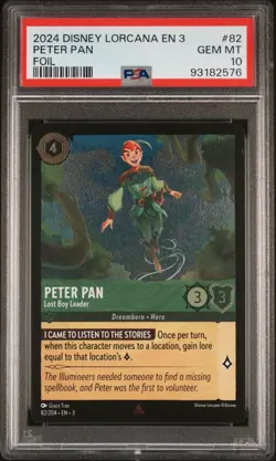Disney Lorcana: Into the Inklands - Peter Pan - 82/204 FOIL - Image 1