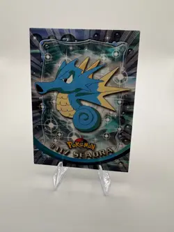 POKEMON CARD Non Holo Seadra #117 Blue Label 2000 Topps TV Animation Edition - Image 1