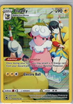 Flaaffy TG03/TG30 SWSH12: Silver Tempest Trainer Gallery - Pokemon Card - NM - Image 1