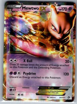 Mewtwo EX 54/113 Legendary Treasures - Pokemon Card - NM - Image 1