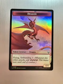 Food / Dragon - MTG Avatar: The Last Airbender - Token - FOIL - Image 2