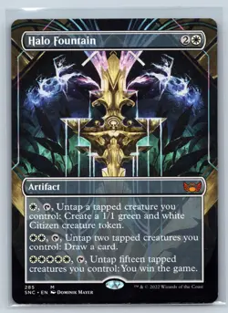 HALO FOUNTAIN (BORDERLESS) 285 STREETS OF NEW CAPENNA MAGIC: THE GATHERING NM - Image 1
