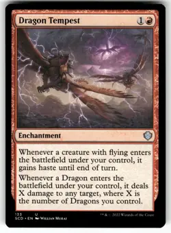 MAGIC: THE GATHERING DRAGON TEMPEST 133 UNCOMMON STARTER COMMANDER DECKS NM - Image 1