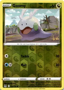 GOOMY 132/196 C LOST ORIGIN POKEMON REVERSE HOLO MP - Image 1