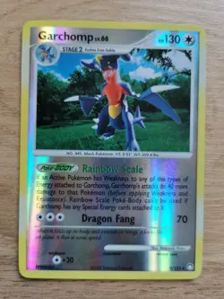 Pokemon TCG Garchomp Reverse Holo Card 9/123 NM Condition Mysterious Treasures - Image 1