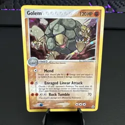 TCG Pokemon Golem 6/92 Legend Maker Holo No Stamp 2006: NM / LP - Image 1