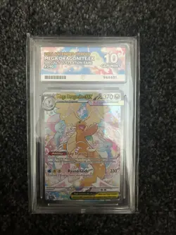 Mega Dragonite 290/217 SIR Gem Mint 10 Ascended Heroes Pokemon Perfect Subgrades - Image 1