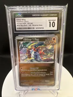 Slither Wing Promo 107/182 Best Buy Reverse Holo 2023 Pokemon CGC Gem Mint 10 - Image 1
