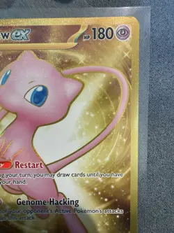 Pokemon Mew EX Gold TCG 205/165 SV 151 Scarlet & Violet Hyper Rare Holo LP - Image 3