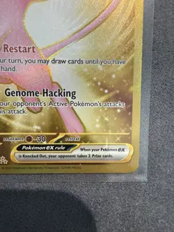 Pokemon Mew EX Gold TCG 205/165 SV 151 Scarlet & Violet Hyper Rare Holo LP - Image 4