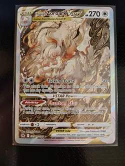 Pokemon TCG Hisuian Zoroark VSTAR GG56 Crown Zenith Galarian Gallery - Image 1