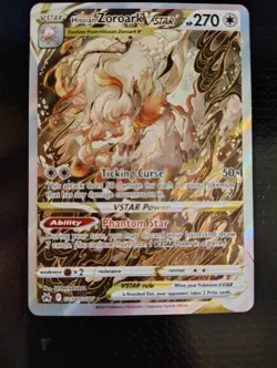 Pokemon TCG Hisuian Zoroark VSTAR GG56 Crown Zenith Galarian Gallery - Image 2