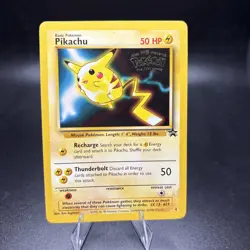 Pikachu ⭐ 4 Promo Wizards Black Star WB Movie 1999 Pokemon LP - Image 1