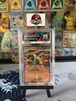 Mega Charizard X & Y ex - Black Star Promo - Pokemon - ✨Both Perfect Ace 10s ! ✨ - Image 1